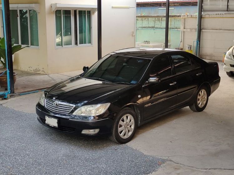 Toyota Camry 2004 2.4 Q Sedan เบนซิน LPG เกียร์อัตโนมัติ ดำ รูปที่ 2