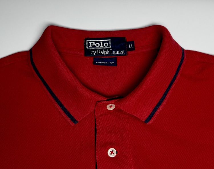⚠️โลโก้พิเศษ‼️เสื้อ POLO RALPH LAUREN ของแท้ ทรง CUSTOM FIT รูปที่ 6
