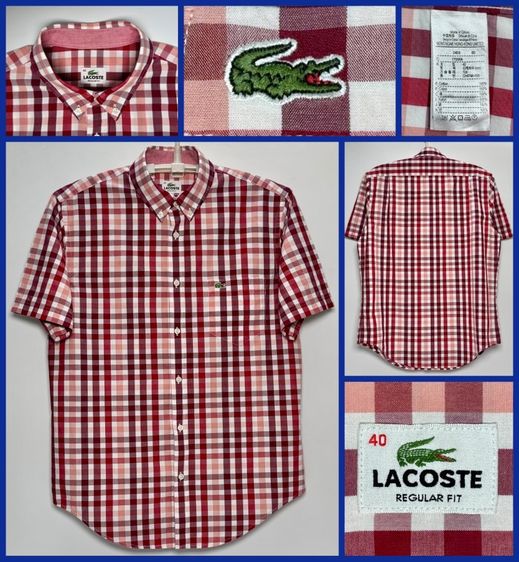 ⚠️เหมือนใหม่‼️เสื้อเชิ้ต LACOSTE ของแท้ รุ่นใหม่ แบบสวย