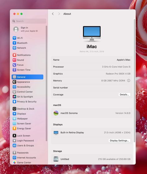 iMac 21.5-inch Retina 4K 2019 Intel Core i5 Ram8GB SSD256GB Silver  รูปที่ 15