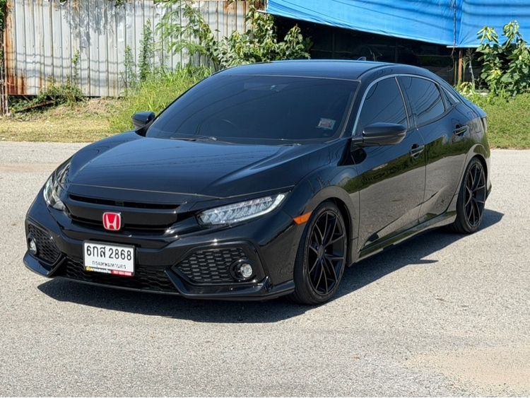 Honda Civic 2017 1.5 Turbo Sedan เบนซิน ไม่ติดแก๊ส เกียร์ธรรมดา ดำ