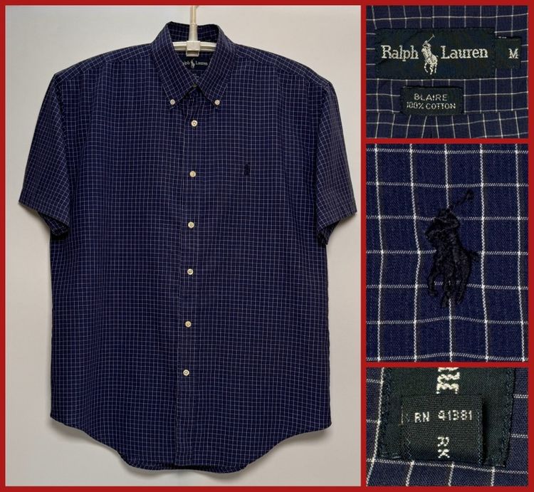 ⚠️VINTAGE‼️เสื้อเชิ้ต POLO RALPH LAUREN ของแท้