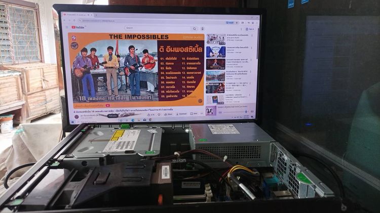 คอม HP i5-3470 cpu3.20 ghz มีแลน ไวไฟ ลำโพงในตัว พร้อมใช้งาน ขาย 1111 บาท  รูปที่ 2