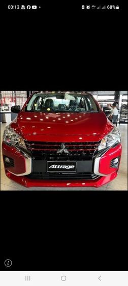 รถ Mitsubishi Attrage 1.2 Limited Edition สี แดง