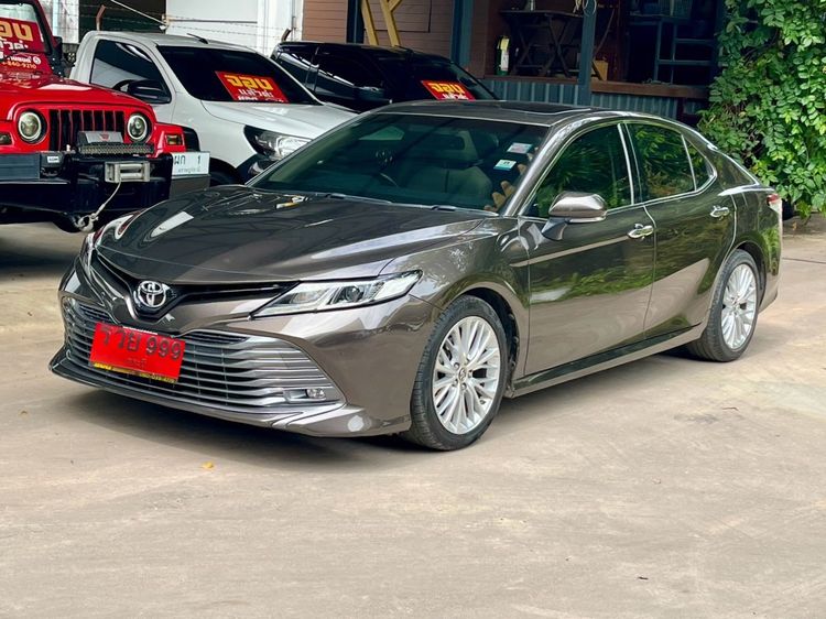 Toyota Camry 2019 2.5 G Sedan เบนซิน ไม่ติดแก๊ส เกียร์อัตโนมัติ น้ำตาล