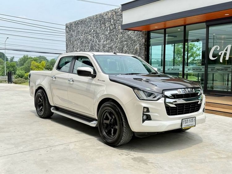 Isuzu D-MAX 2021 1.9 Hi-Lander L Pickup ดีเซล ไม่ติดแก๊ส เกียร์ธรรมดา ขาว