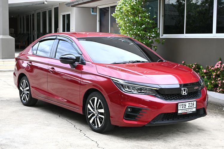รถ Honda City 1.0 RS สี แดง