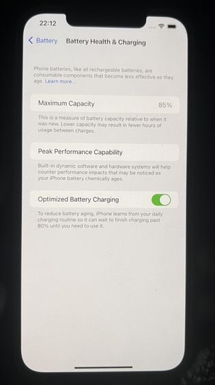 iPhone 12 Pro Max 256GB แบต85% ไม่ติดไอคลาวด์ ปลดล็อกทุกซิม 11,000 รูปที่ 3