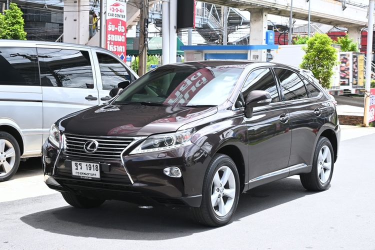Lexus RX270 2013 2.7 Premium Utility-car เบนซิน ไม่ติดแก๊ส เกียร์อัตโนมัติ น้ำตาล