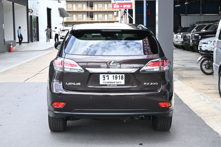 Lexus RX270 2013 2.7 Premium Utility-car เบนซิน ไม่ติดแก๊ส เกียร์อัตโนมัติ น้ำตาล รูปที่ 4