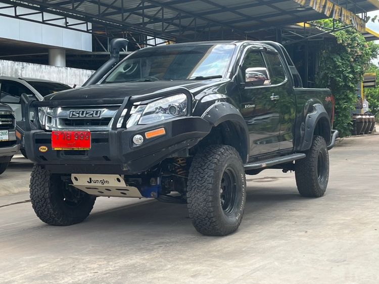 Isuzu D-MAX 2015 3.0 V-Cross Z Prestige 4WD Pickup ดีเซล ไม่ติดแก๊ส เกียร์ธรรมดา ดำ