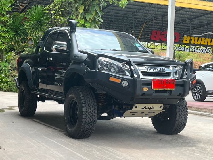 Isuzu D-MAX 2015 3.0 V-Cross Z Prestige 4WD Pickup ดีเซล ไม่ติดแก๊ส เกียร์ธรรมดา ดำ รูปที่ 3