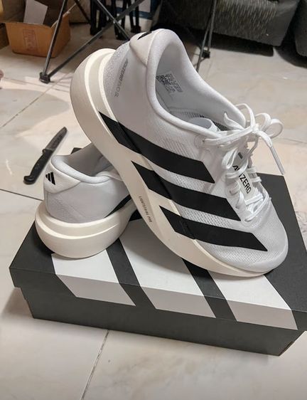 รองเท้าวิ่ง ขาว 📍มือ1 Adidas Adizero Evo SL 9.5 UK