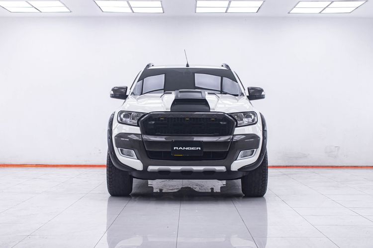 Ford Ranger 2018 2.2 Hi-Rider Wildtrak Pickup ดีเซล ไม่ติดแก๊ส เกียร์อัตโนมัติ ขาว รูปที่ 4