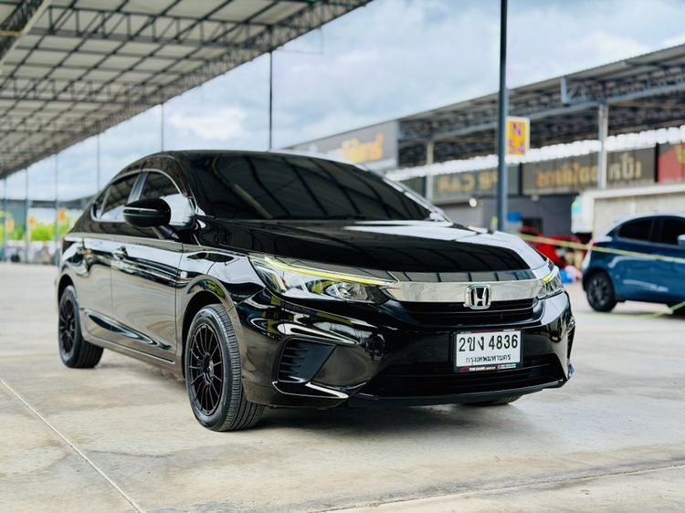 Honda City 2020 1.0 S เบนซิน ไม่ติดแก๊ส เกียร์อัตโนมัติ ดำ