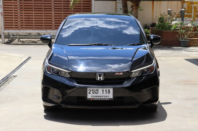 Honda City 2022 1.0 SV Sedan เบนซิน ไม่ติดแก๊ส เกียร์อัตโนมัติ ดำ รูปที่ 2