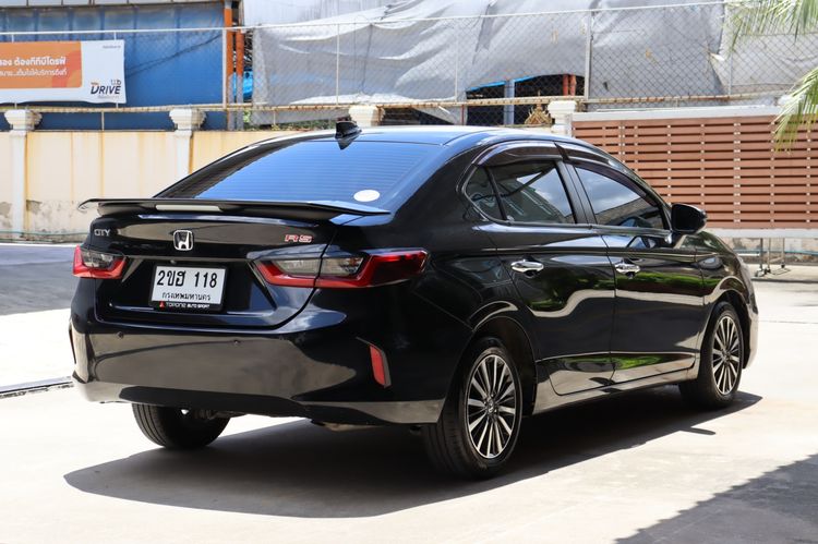 Honda City 2022 1.0 SV Sedan เบนซิน ไม่ติดแก๊ส เกียร์อัตโนมัติ ดำ รูปที่ 4