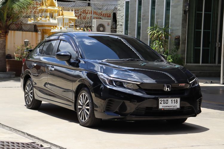 Honda City 2022 1.0 SV Sedan เบนซิน ไม่ติดแก๊ส เกียร์อัตโนมัติ ดำ รูปที่ 3