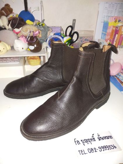 อื่นๆ รองเท้าบู๊ท หนังแท้ UK 9.5 | EU 44 | US 10 น้ำตาล รองเท้าบูท BOTTEGA VENETA MADE IN ITALY ไซซ์ 44 วัดได้ 29ซม. หนังดีมาก พื้นแยม สภาพดี ซื้อใหม่แพงมาก