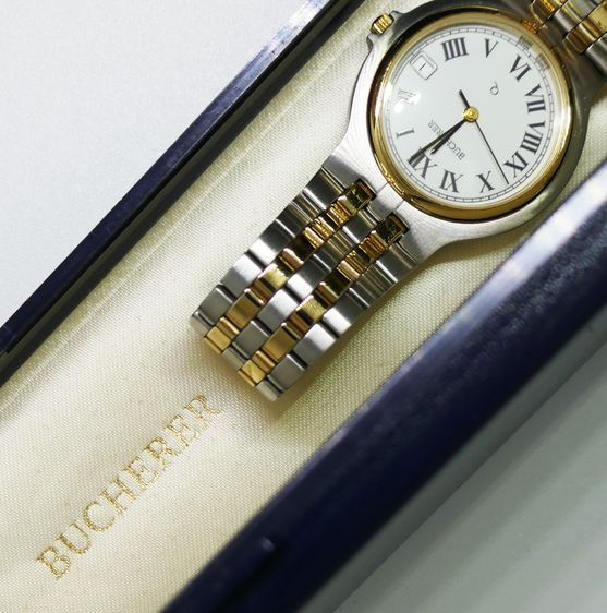 นาฬิกา Bucherer Q รหัส 2 147 4 0 81 เป็นนาฬิกาข้อมือวินเทจควอตซ์ Quartz รูปที่ 4