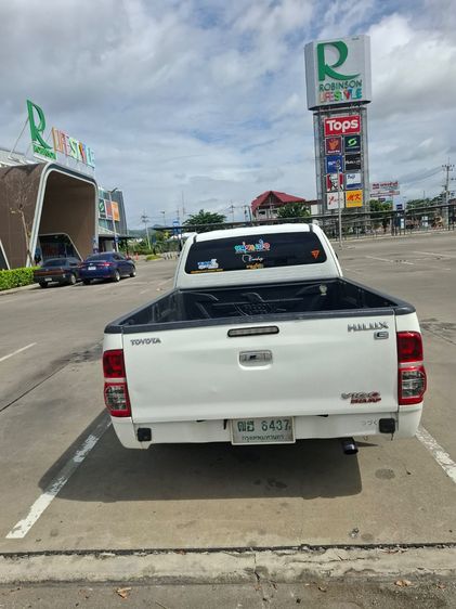 Toyota Hilux Vigo 2013 2.5 E Pickup ดีเซล ไม่ติดแก๊ส เกียร์ธรรมดา ขาว รูปที่ 3