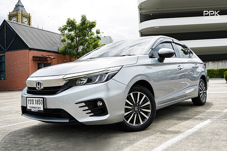 Honda City 2020 1.0 SV Sedan เบนซิน ไม่ติดแก๊ส เกียร์อัตโนมัติ เทา
