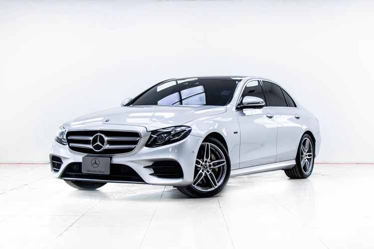 Mercedes-Benz E-Class 2019 E350e Sedan ปลั๊กอินไฮบริด (PHEV) ไม่ติดแก๊ส เกียร์อัตโนมัติ เทา