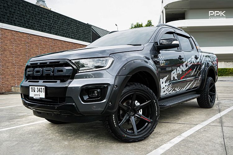 รถ Ford Ranger 2.0 Hi-Rider Wildtrak สี เทา