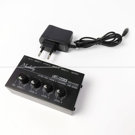 อื่นๆ Muslady MicroMIX MH400 Mini Line Mixer ปรับระดับเสียงแยกอิสระ สภาพสวย ใช้งานน้อย ราคาพิเศษ