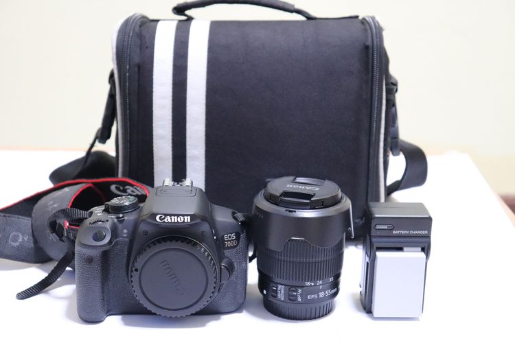 ไม่กันน้ำ Canon 700D กล้อง DSLR 