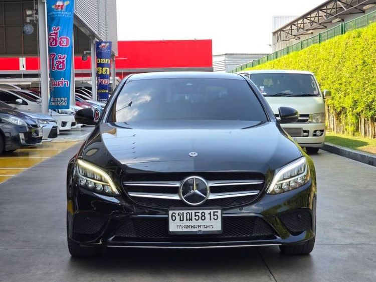Mercedes-Benz C-Class 2018 C220 Sedan ดีเซล เกียร์อัตโนมัติ ดำ รูปที่ 2