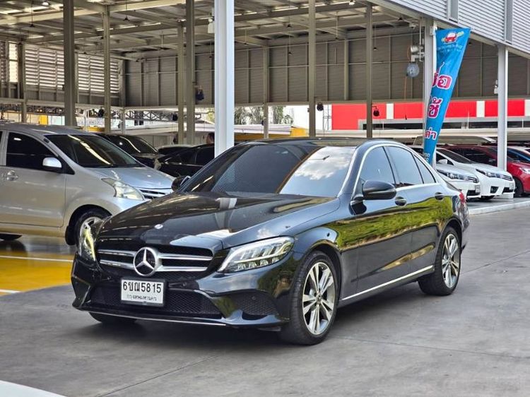 Mercedes-Benz C-Class 2018 C220 Sedan ดีเซล เกียร์อัตโนมัติ ดำ รูปที่ 3