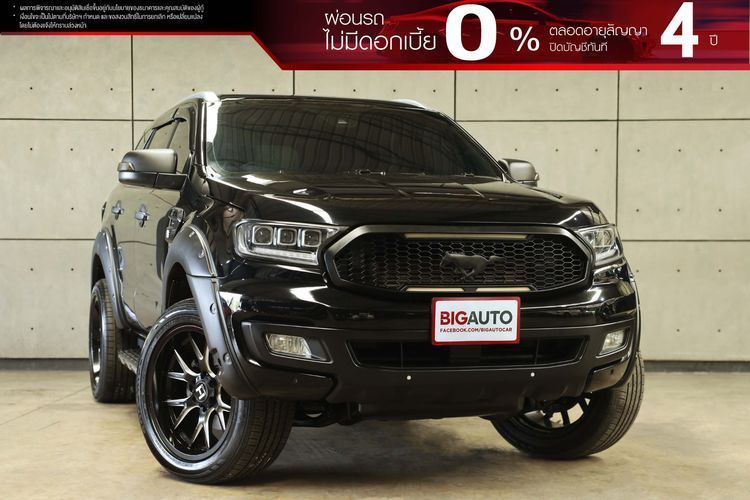 Ford Everest 2022 2.0 Titanium Plus Utility-car ดีเซล ไม่ติดแก๊ส เกียร์อัตโนมัติ ดำ