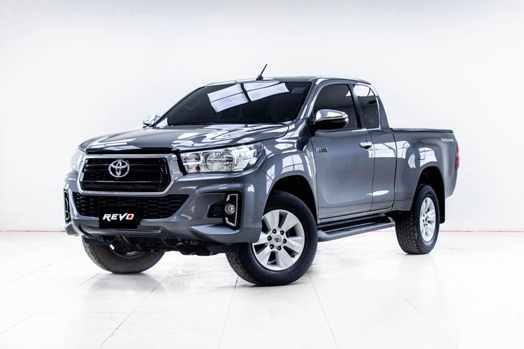 Toyota Hilux Revo 2018 2.4 J Plus Prerunner Pickup ดีเซล ไม่ติดแก๊ส เกียร์ธรรมดา เทา