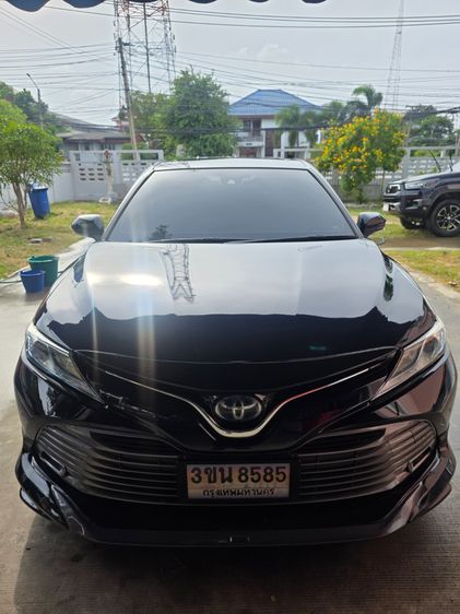 Toyota Camry 2019 2.5 Hybrid Premium Sedan ไฮบริด ไม่ติดแก๊ส เกียร์อัตโนมัติ ดำ รูปที่ 4