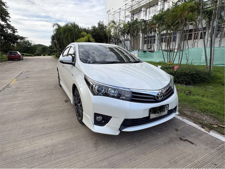 Toyota Corolla 2014 Altis 1.8 Sport Sedan เบนซิน ไม่ติดแก๊ส เกียร์อัตโนมัติ ขาว