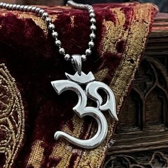 จี้โอม เงินแท้ 4x3cm Sterling Silver 925 NSPD3532