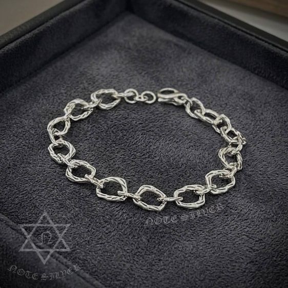 สร้อยข้อมือเงินแท้ Sterling Silver 925 NSBL3079