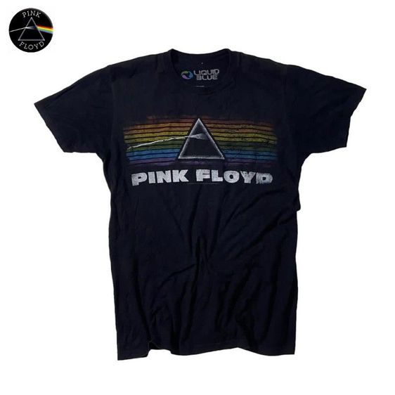 เสื้อยืดคอกลม วงดนตรี PINK FLOYD 2012 LiquidBlue แท้ รูปที่ 2