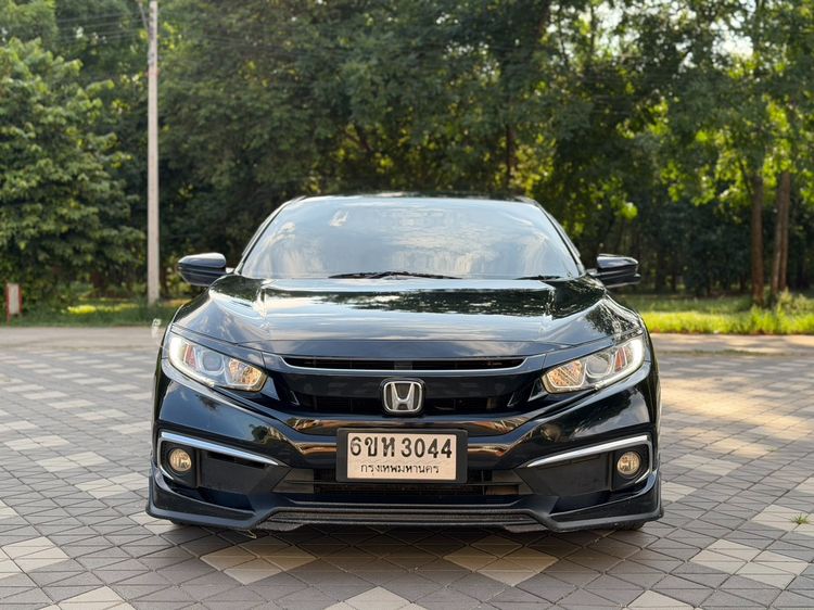 Honda Civic 2020 1.8 EL i-VTEC Sedan เบนซิน ไม่ติดแก๊ส เกียร์อัตโนมัติ ดำ รูปที่ 2