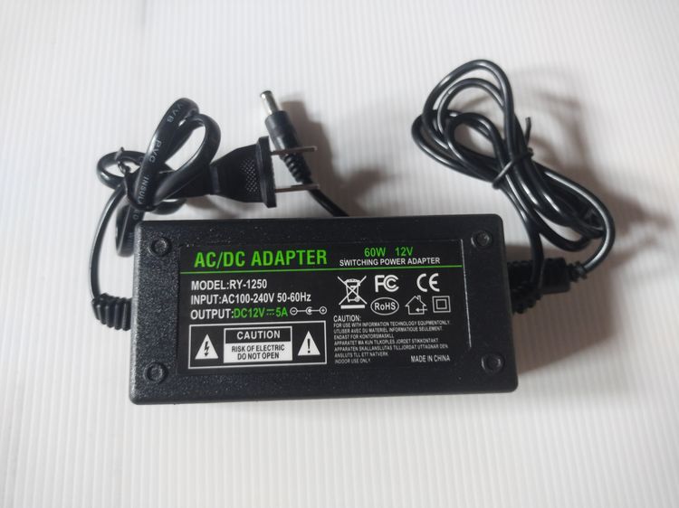 มือสอง สภาพดี Adapter 12v 24v 5a หม้อแปลง ใช้ต่อลำโพง หรือ ขาร์จไฟที่รองรับ อุปกรณ์ต่างๆ  5.5x2.1mm 12v5a  AC DC อะแดปเตอร์จ่ายไฟฟ้า รูปที่ 7