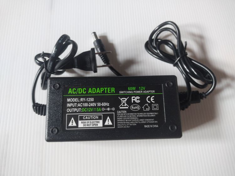 มือสอง สภาพดี Adapter 12v 24v 5a หม้อแปลง ใช้ต่อลำโพง หรือ ขาร์จไฟที่รองรับ อุปกรณ์ต่างๆ  5.5x2.1mm 12v5a  AC DC อะแดปเตอร์จ่ายไฟฟ้า รูปที่ 6