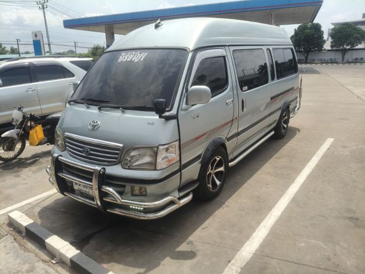 Toyota Hiace 2002 2.8 GL Van ดีเซล เกียร์ธรรมดา เทา รูปที่ 2