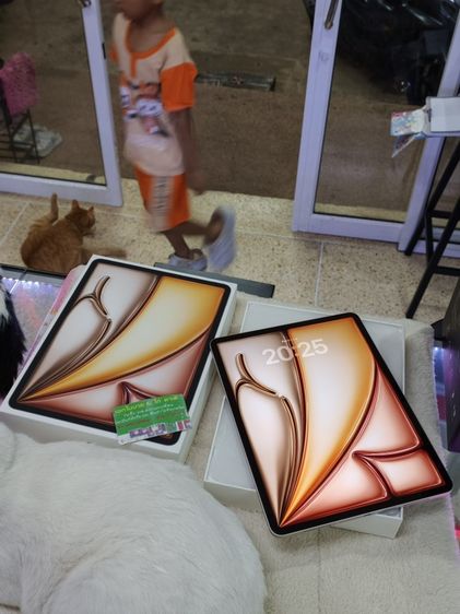 iPad Air 13-inch (M4) Wi-Fi + Cellular 128GB - Starlight (2026) รูปที่ 3