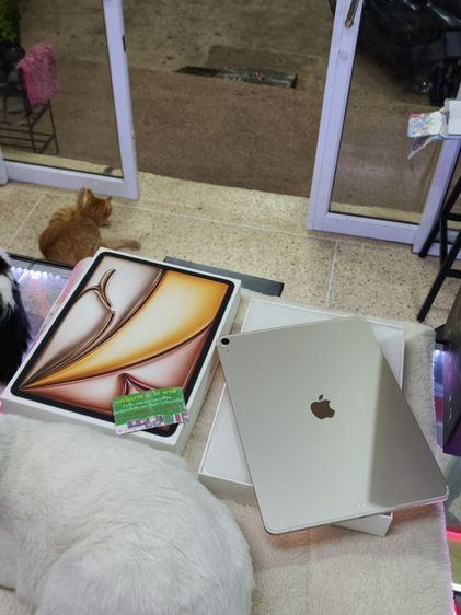 iPad Air 13-inch (M4) Wi-Fi + Cellular 128GB - Starlight (2026) รูปที่ 4