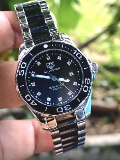 Tag Heuer Aquaracer Quartz  Diamond Black Ceramic Black Dial (29mm.)🇨🇭🇨🇭 รูปที่ 3