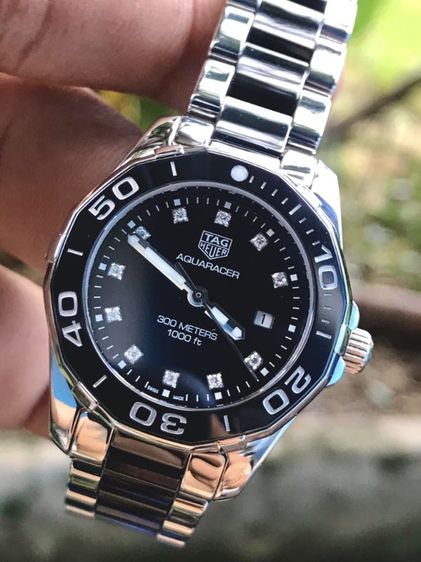 Tag Heuer Aquaracer Quartz  Diamond Black Ceramic Black Dial (29mm.)🇨🇭🇨🇭 รูปที่ 4