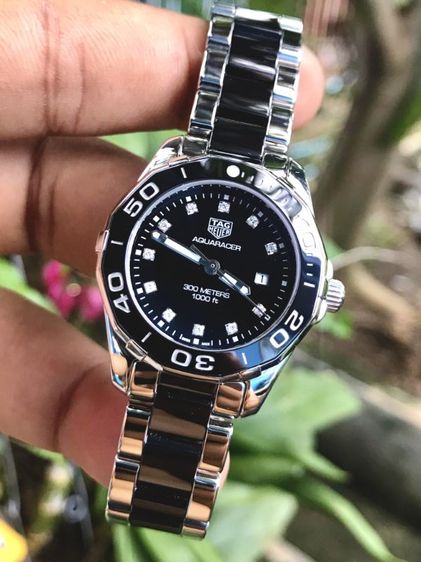 Tag Heuer Aquaracer Quartz  Diamond Black Ceramic Black Dial (29mm.)🇨🇭🇨🇭 รูปที่ 6