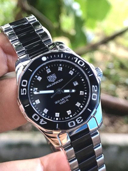 Tag Heuer Aquaracer Quartz  Diamond Black Ceramic Black Dial (29mm.)🇨🇭🇨🇭 รูปที่ 2