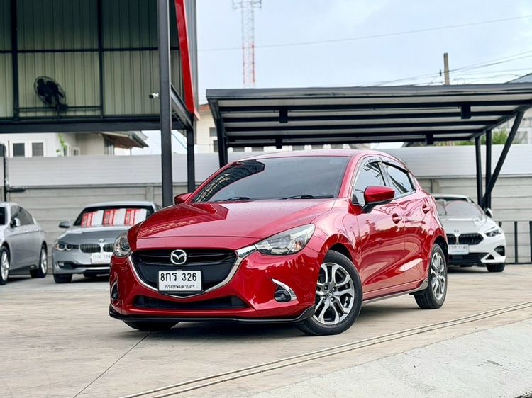 Mazda Mazda 2 2017 1.5 XD Sport High Plus L Sedan ดีเซล ไม่ติดแก๊ส เกียร์อัตโนมัติ แดง